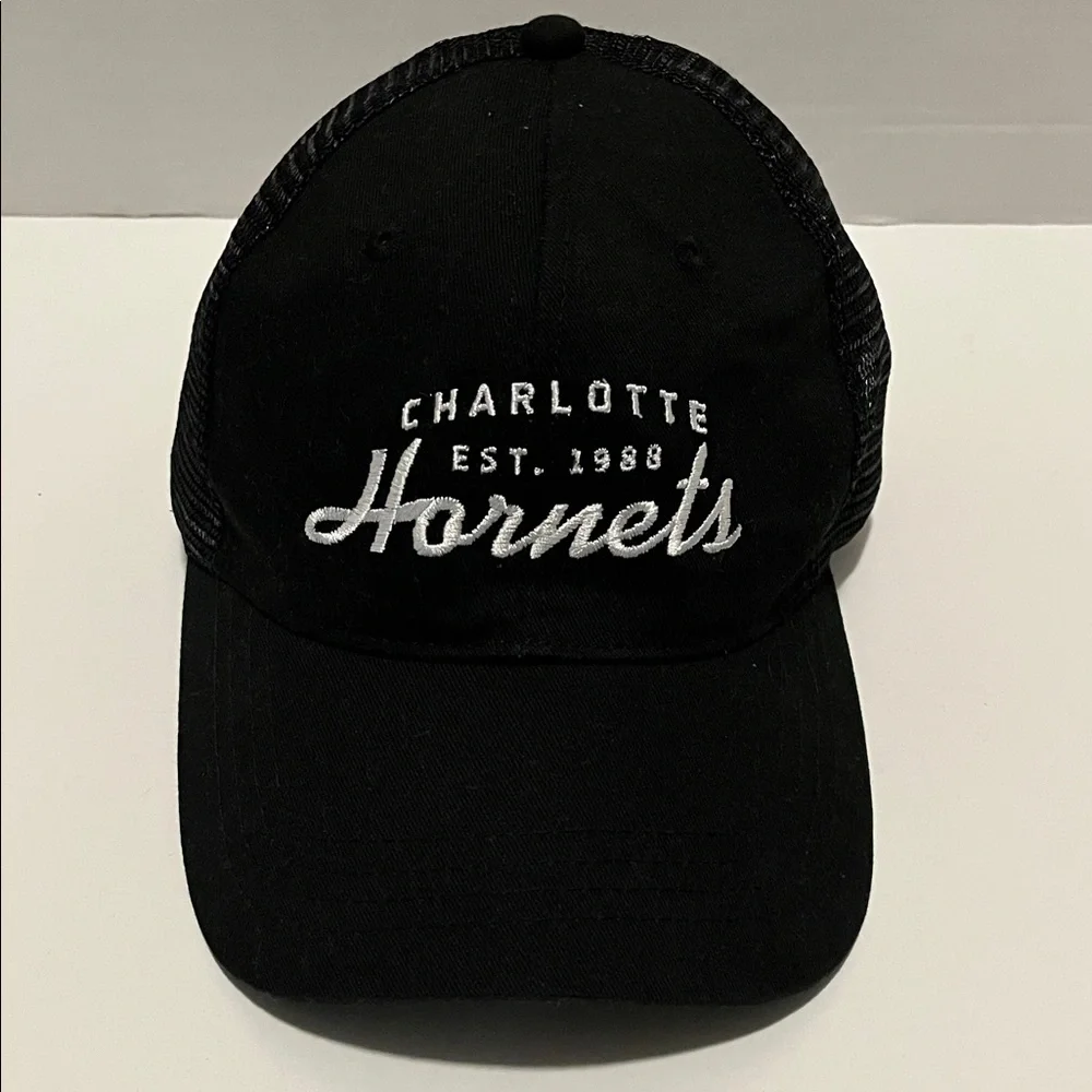 Charlotte Hornets Black SnapBack hat Men